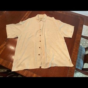 Island republic men’s hawaiian shirt 100% silk